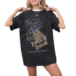 Vintage Tower Of Terror T-Shirt, Hollywood Studios Shirt Twilight Zone Tee, Vacation Shirt, Streetwear Summer
