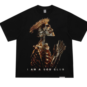 Holy Bones: I Am a God Club Prayer Tee