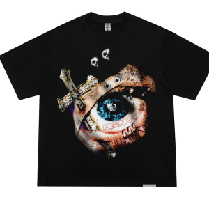 Divine Vision: Heaven Eye Cross Tee