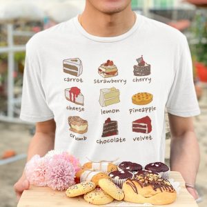 Cake Lover T-Shirt: Assorted Cakes, Baking Mama Tee