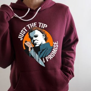 Michael Myers Hoodie, Horror Movie Halloween Scary Hoodie, Just The Tip