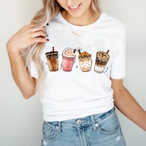 Coffee T-Shirt for Women, Coffee Crewneck, Coffee Shirt, Iced Coffee Shirt