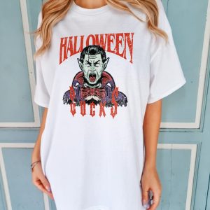 Halloween Sucks T-Shirt: Vintage Vampire Movie Poster, Distressed Print