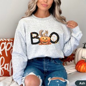 Funny Squirrel Shirt for Squirrel Lover Shirts Squirrel Gifts For Her, Cute Squirrels Halloween Sweatshirt