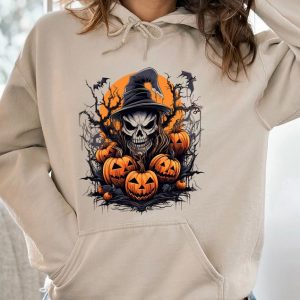 Pumpkin Halloween Hoodie, Pumpkin Hoodie, Fall Hoodie Spooky, Season Hoodie, Skeleton Halloween Hoodie, Fall Hoodie for Women