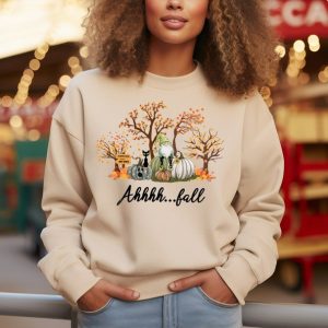 Fall Sweatshirt, Fall Shirt, Ahh Fall Shirt, Fall Season Shirt, Fall Leaves Shirt