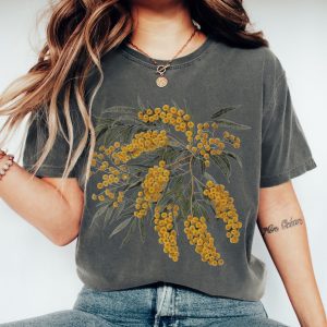 Australian Wattle t-shirt, Australiana tee, wildflowers shirt, Acacia plants shirt