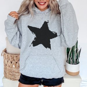Grunge Star Hoodie, 90s Grunge Music Hoodie, Grunge Fan Hoodie