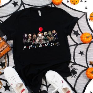 Halloween Horror Movie Characters T-Shirt - Spooky Unisex Tee