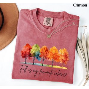 Fall Shirt Autumn Colors Shirt Thanksgiving Shirt Fall Autumn Women's Shirt