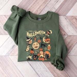 Black Cat Pumpkin Sweatshirt, Fall Sweatshirt, Halloween Sweatshirt