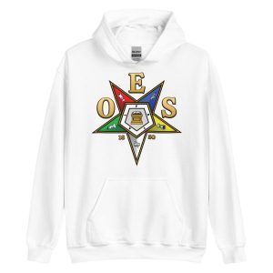 OES Hoodie, Order of the Eastern Star Emblem Unisex Hoodie