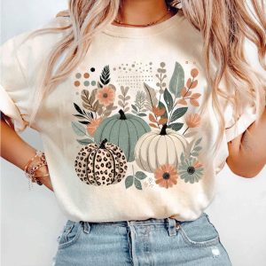 Boho Pumpkins Fall Leopard Pumpkin Boho Fall Shirt Fall Pumpkin Season Rustic Boho