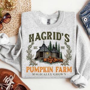 Hagrid's Pumpkin Patch Sweatshirt, Fall Sweatshirt, Hagdrid's Pumpkin Farm Shirt,Halloween Tee