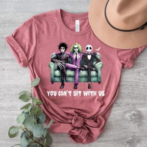 You Cant Sit With Us Halloween T-Shirt, Horror Movie Shirt, Halloween Season Shirt, Halloween Horror Shirt