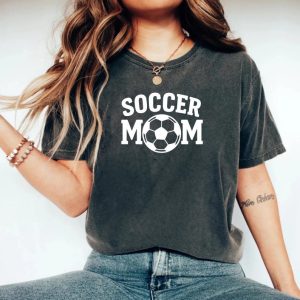 Comfort Colors® T Shirt, Soccer Mom Shirt: Vintage Soft Cotton