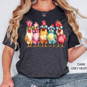 Chicken Shirt, Women Chicken Tee, Funny Farmer Shirt, Love Chickens, Animal Shirt