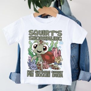 Disney Squirt T-Shirt, Squirt's Snorkeling Shirt, Sea Turtle Tee, Walt Disney World Shirt