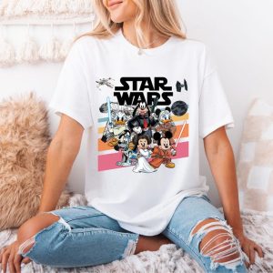 Disney Star Wars T-Shirt, Mickey and Friends Star Wars Tee, Dart Vader Shirt