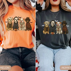 Halloween Dog Shirt, Funny Halloween Shirt, Dog Lovers T-Shirt, Retro Halloween