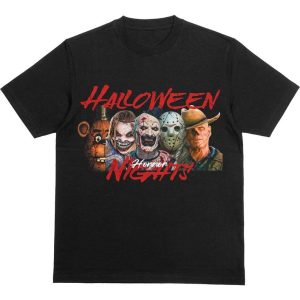 Halloween Horror Nights 2025 T-Shirt: Haunted House Icons, Spooky Tee