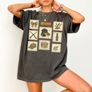 Hunting Preppy Camo Bows Tshirt, Coquette Girly Preppy Hunting Bow Shirt, Duck Hunting Tee, Hunting Girl Tee, Postage Stamp Shirt