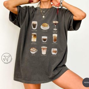 Coffee Shirt, Iced Coffee Tshirt, Funny Coffee Tee, Coffee Lover Gift, Barista Gift, Trendy Coffee T-Shirt