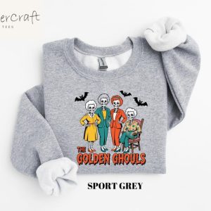 The Golden Ghouls Halloween Shirt, The Golden Girls Shirt, Funny Halloween Sweatshirt