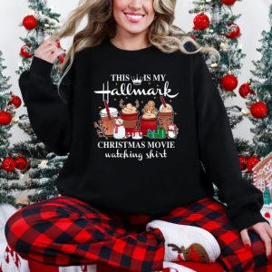 Retro Christmas Movie Watching Sweatshirt: Holiday Spirit Gift