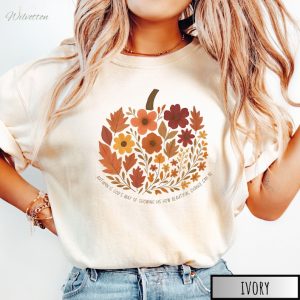 Christian Fall shirt, Autumn Leaves t-shirt, Comfort Colors Bible Verse Tee