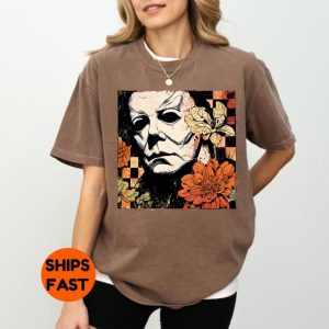 Comfort Colors Michael Myers Shirt: Retro Halloween Horror Movie Tee