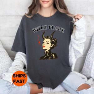 Vintage Halloween Comfort Colors Witch Please T-Shirt: Halloween Villains T-Shirt
